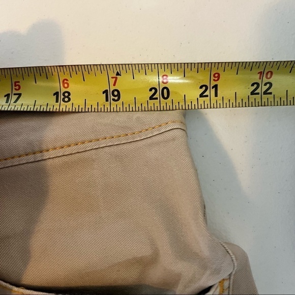 Tom James Blue Delta Mens Raw Denim Tan Custom Bespoke Jeans Size 41 x 29 - Picture 9 of 11